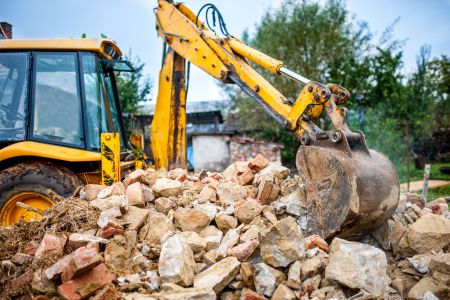 Demolition excavation
